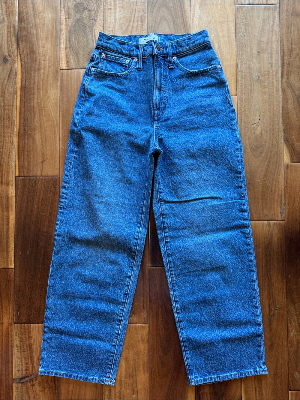 Madewell “The perfect vintage wide leg crop jean” 25